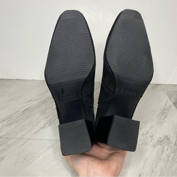 Blondo Sadie Black Suede Bootie 8 1/2 M - Picture 13 of 14